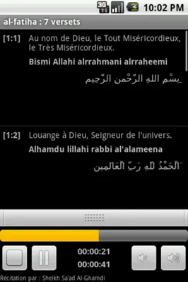 Quran android App screenshot 5